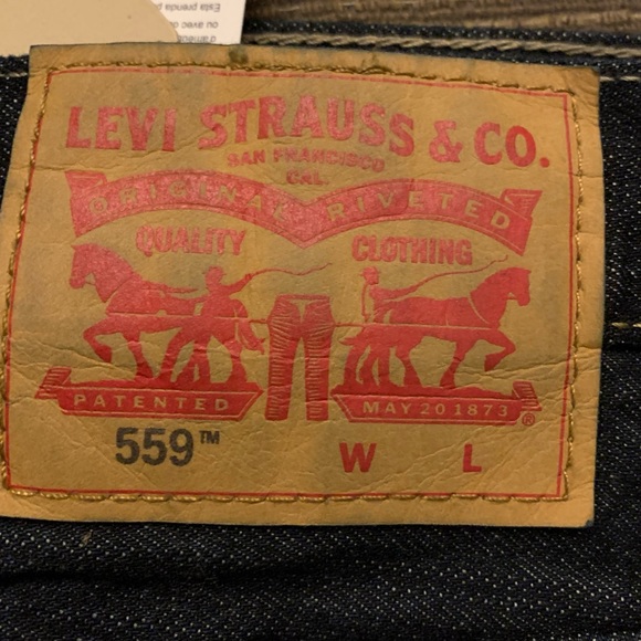 NWT Levi’s 52x29 Big & Tall. 559 Relaxed Straight Jeans. - Picture 3 of 9